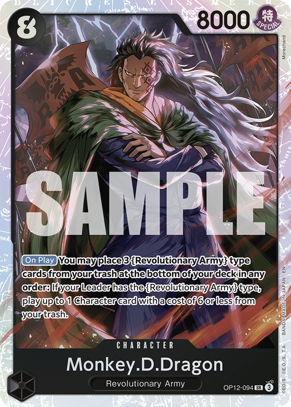 Monkey.D.Dragon — Legacy of the Master #OP12-094, PSA 10