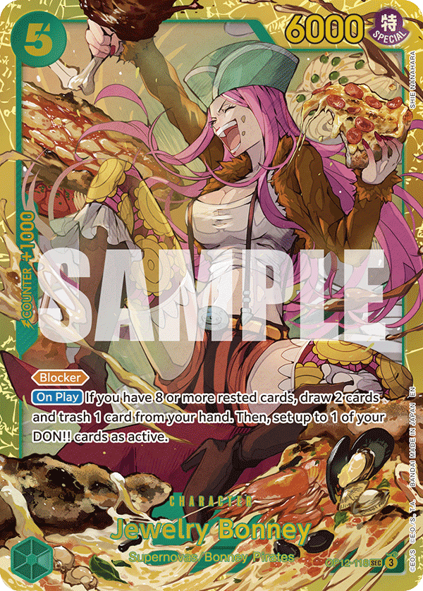 Jewelry Bonney — Legacy of the Master #OP12-118, raw, NM