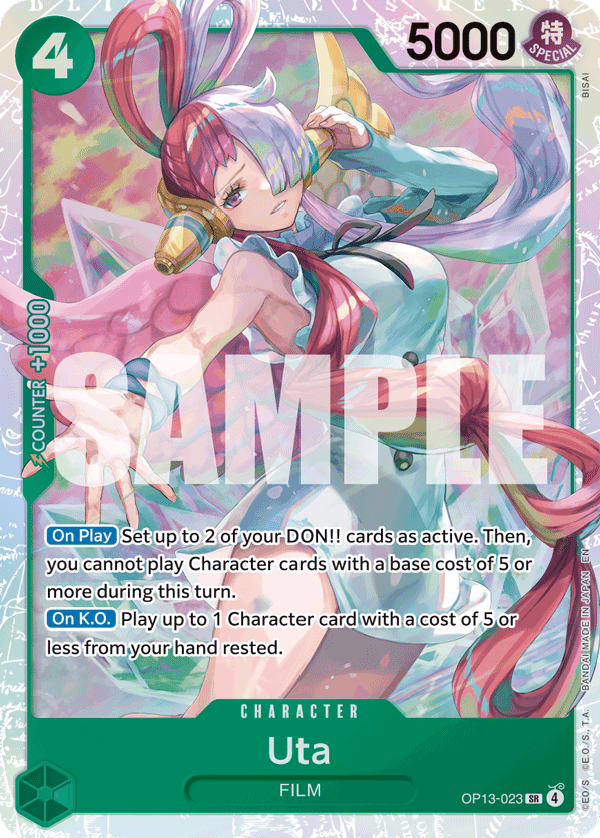 Uta — Carrying on His Will #OP13-023, CGC 10