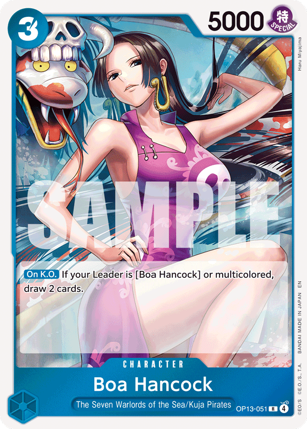 Boa Hancock — Carrying on His Will #OP13-051, PSA 10