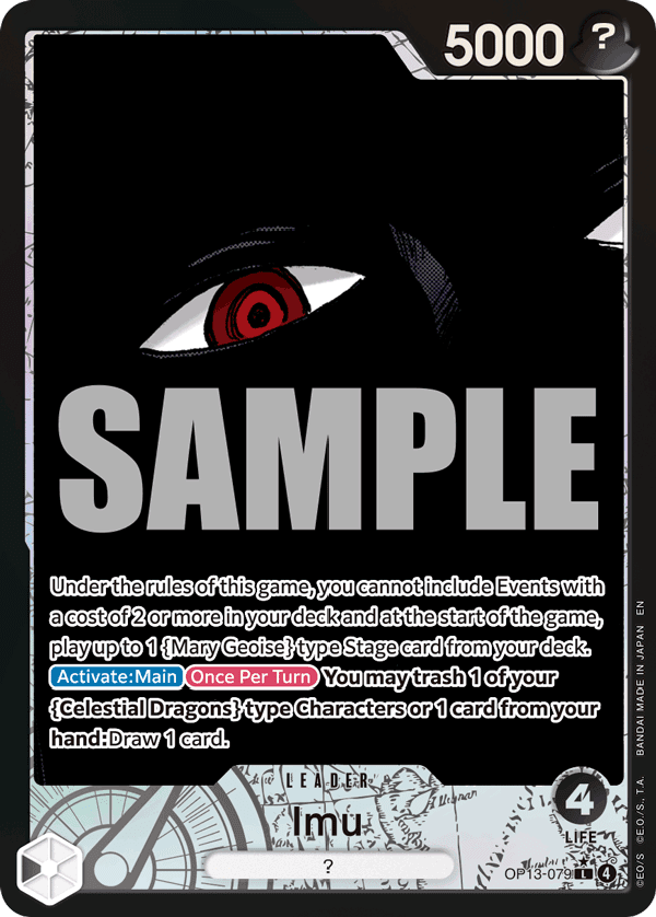 Imu — Carrying on His Will #OP13-079, PSA 10