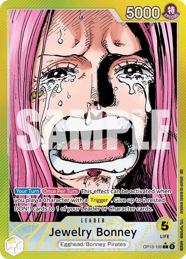 Jewelry Bonney — Carrying on His Will #OP13-100, raw, NM