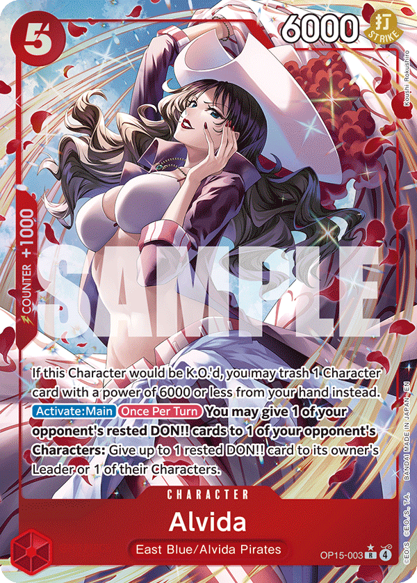 Alvida — Adventure on Kami's Island #OP15-003, raw, NM