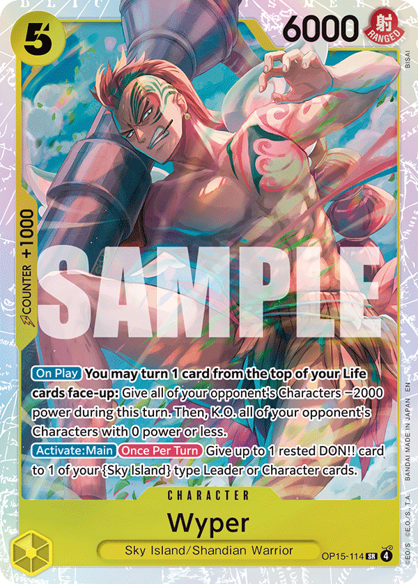 Wyper — Adventure on Kami's Island #OP15-114, raw, NM