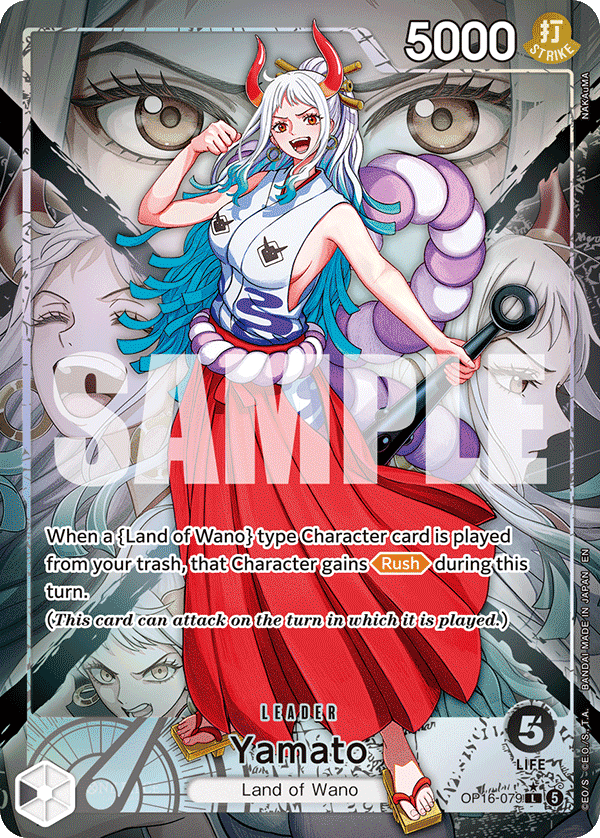 Yamato — One Piece The Time of Battle #OP16-079, raw, NM