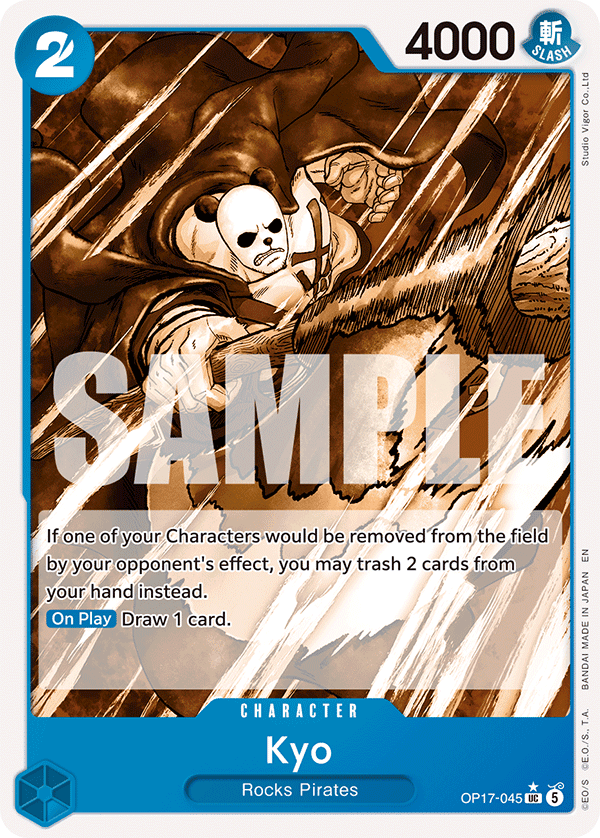 Kyo — World's Strongest Warriors #OP17-045, raw, NM