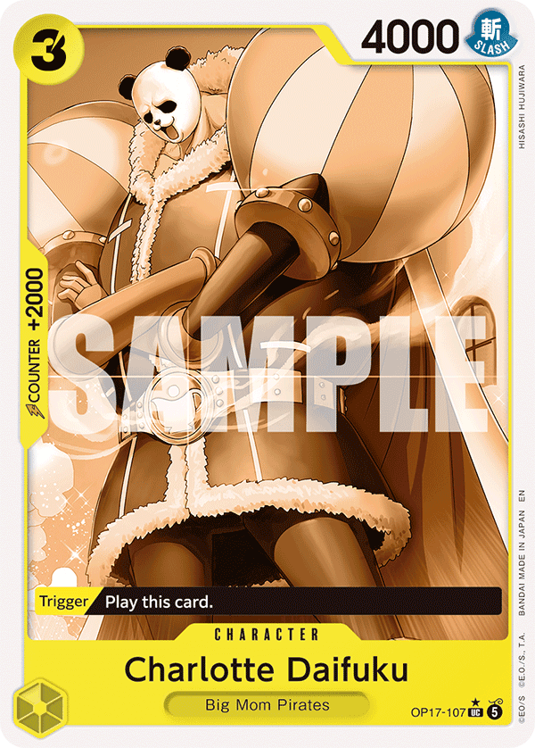 Charlotte Daifuku — World's Strongest Warriors #OP17-107, raw, NM