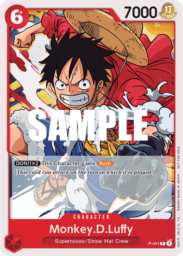 Monkey.D.Luffy — Promo #P-001, CGC 10