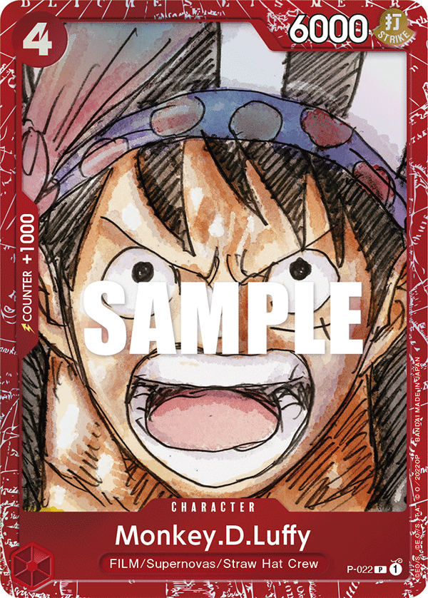 Monkey.D.Luffy — Promo #P-022, PSA 10
