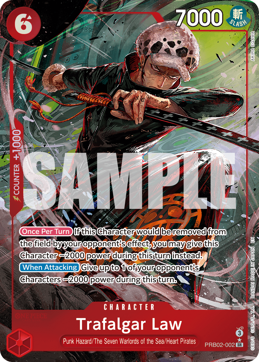 Trafalgar Law — Premium Booster 2 #PRB02-002, PSA 10