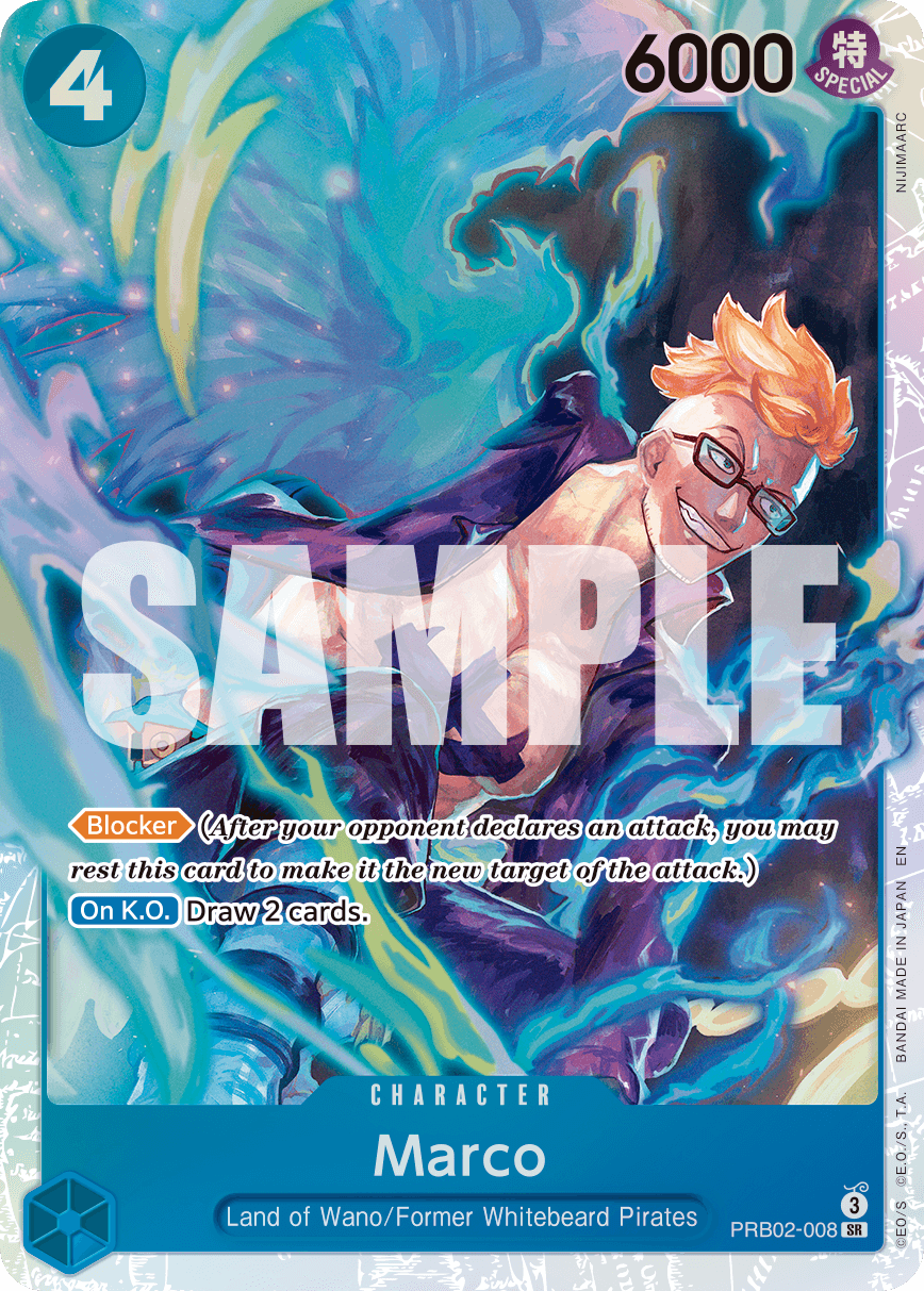 Marco — Premium Booster 2 #PRB02-008, raw, NM