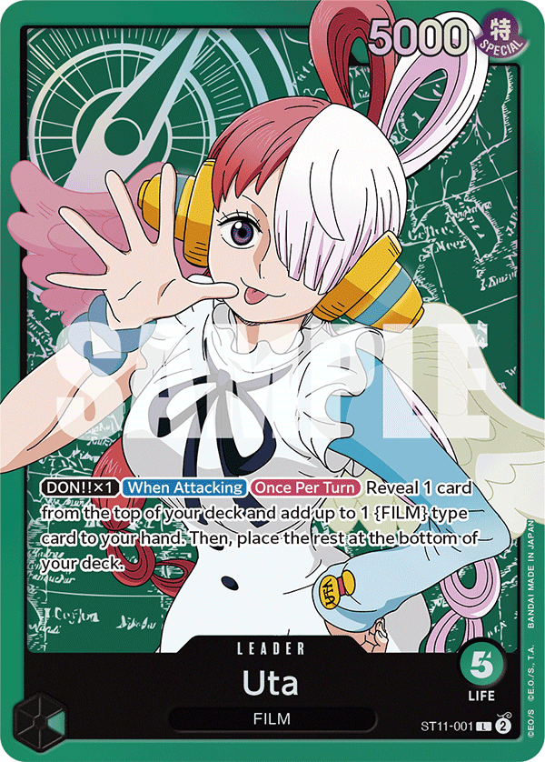 Uta — Starter Deck 11: Uta #ST11-001, raw, NM