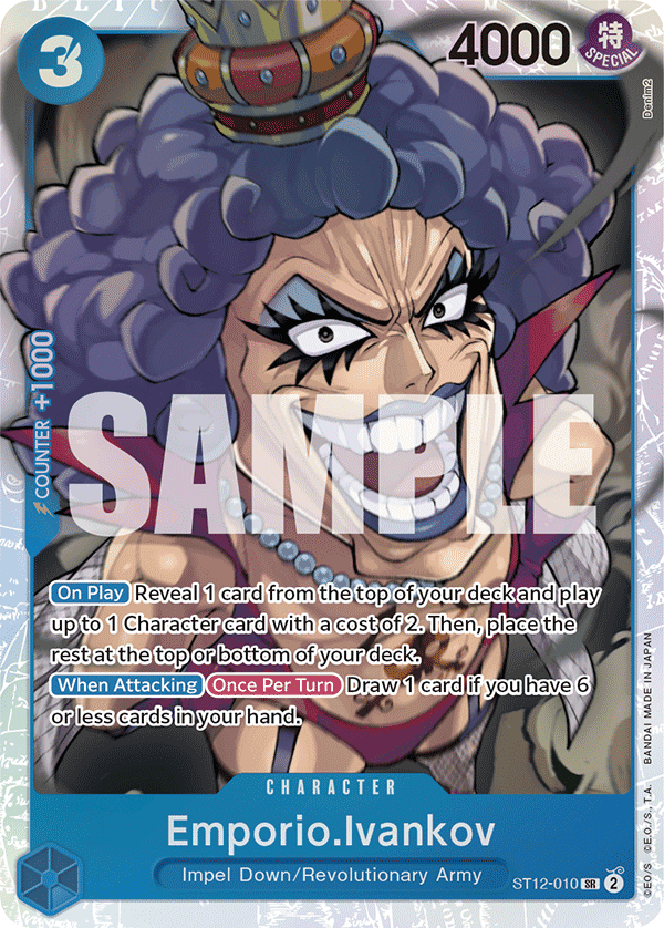 Emporio.Ivankov — Starter Deck 12 #ST12-010, raw, NM