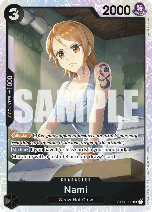 Nami — Starter Deck 14: 3D2Y #ST14-006, raw, NM