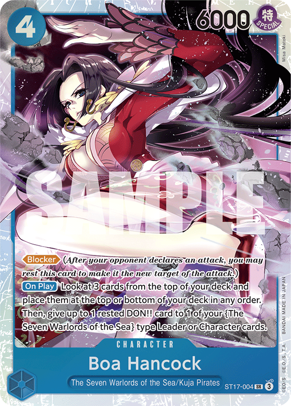 Boa Hancock — Starter Deck 17: Donquixote Donflamingo #ST17-004, raw, NM