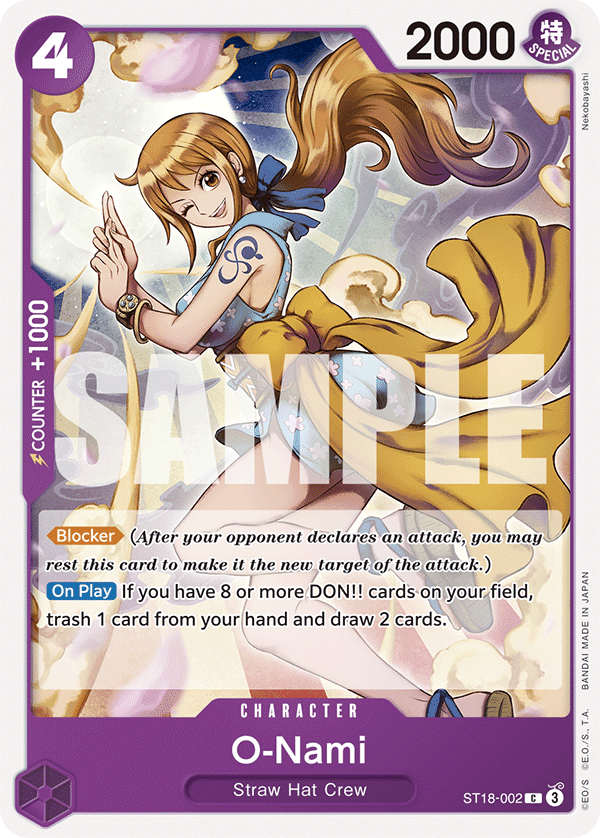 O-Nami — Extra Booster Heroines Edition #ST18-002, CGC 10