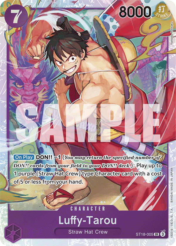Luffy-Tarou — Starter Deck 18: Monkey.D.Luffy #ST18-005, raw, NM