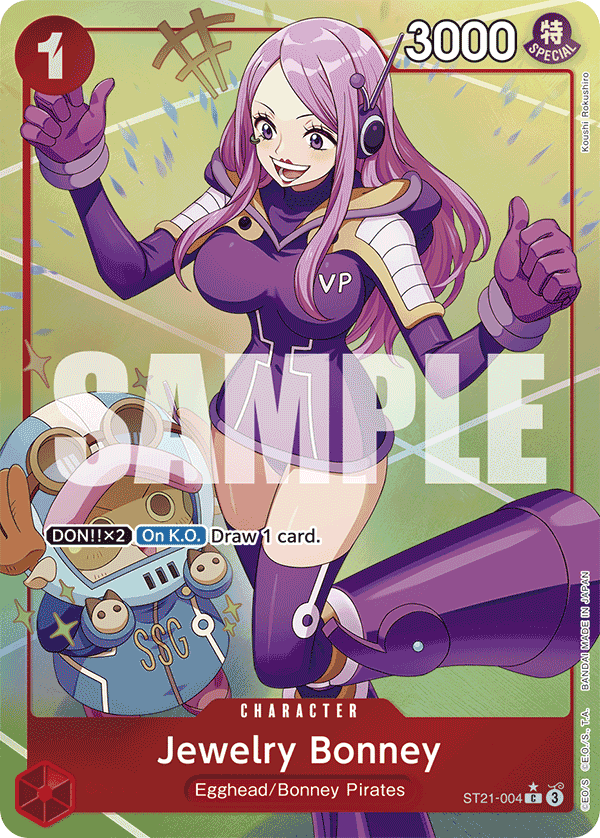 Jewelry Bonney — One Piece Starter Deck 21: Gear5 #ST21-004, raw, NM