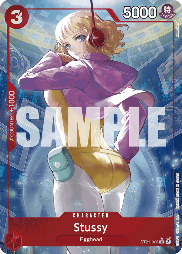 Stussy — One Piece Starter Deck 21: Gear5 #ST21-006, raw, NM