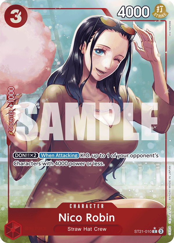 Nico Robin — Starter Deck 21: Gear5 #ST21-010, CGC 10