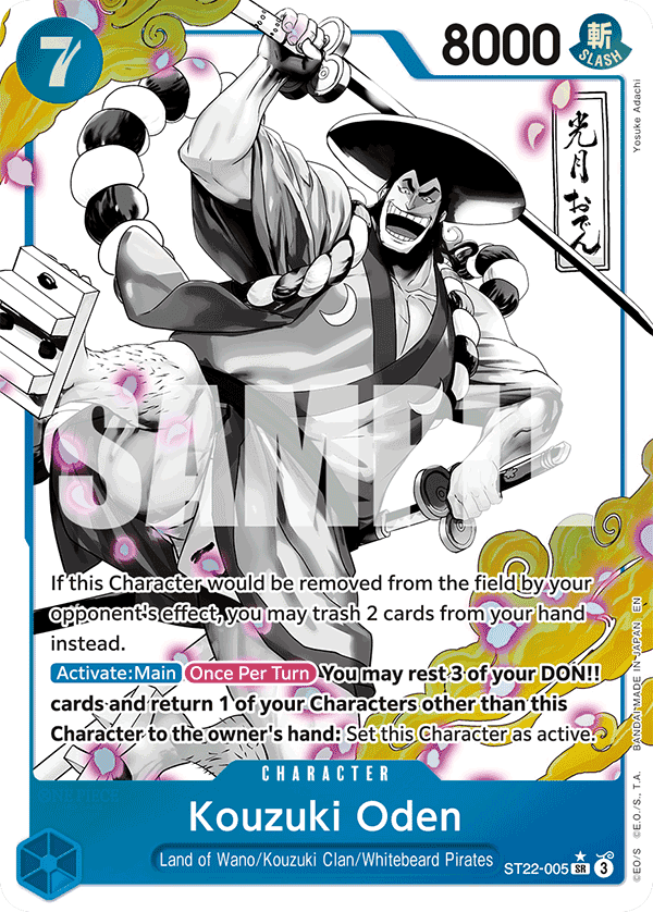 Kouzuki Oden — Starter Deck 22: Ace & Newgate #ST22-005, CGC 10