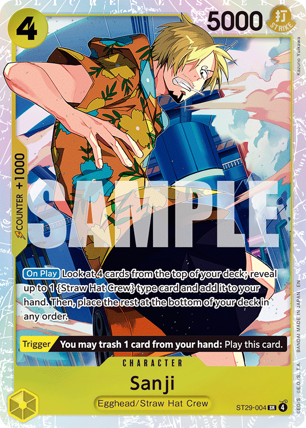 Sanji — Starter Deck 29: Egghead #ST29-004, CGC 10