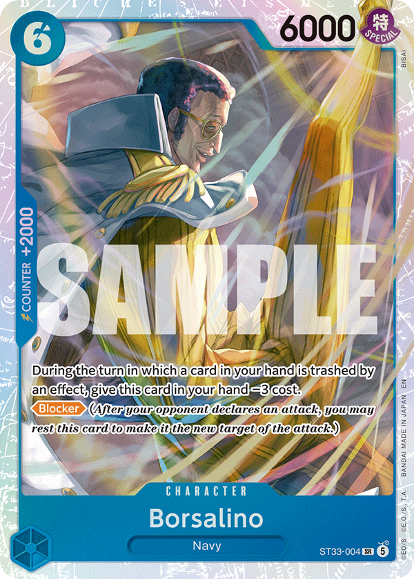 Borsalino — Starter Starter Deck 33: Blue Kuzan #ST33-004, raw, NM