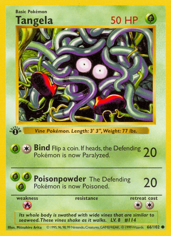 Tangela — Base #66/102, PSA 10