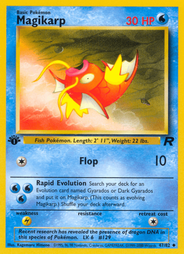 Magikarp — Team Rocket #47/82, CGC 10