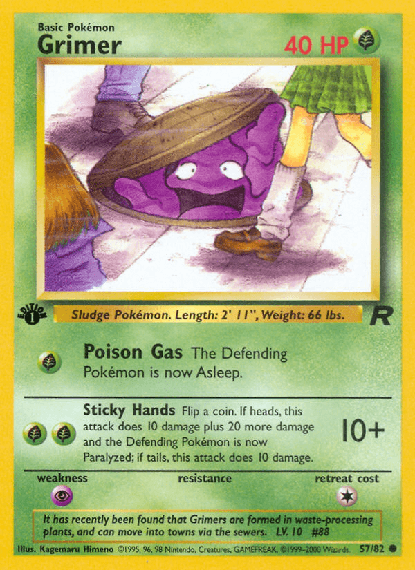Grimer — Team Rocket #57/82, PSA 10