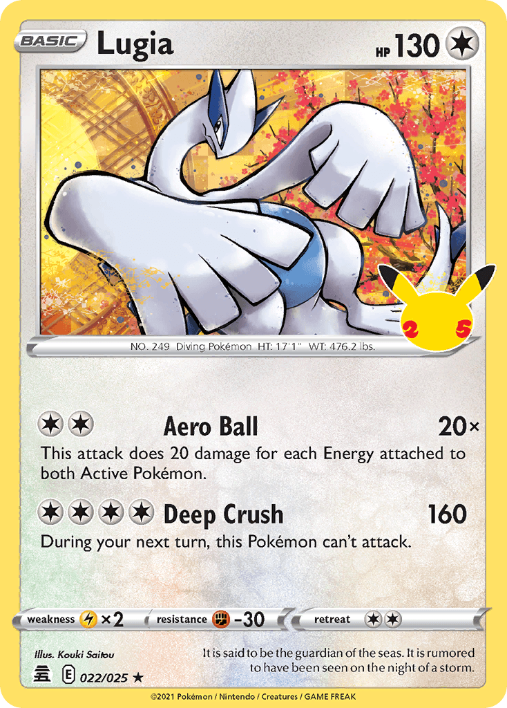 Lugia — Celebrations #22/25, PSA 9
