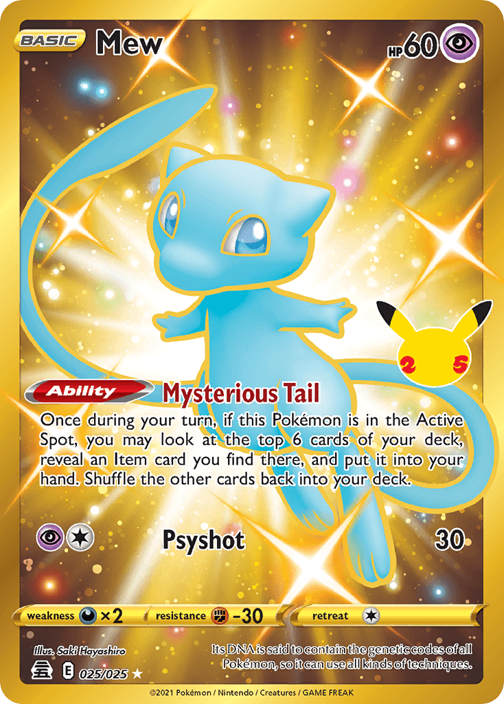 Mew — Celebrations #25/25, PSA 10