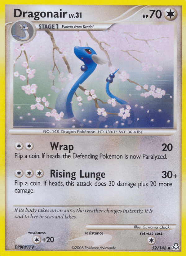 Dragonair — Legends Awakened #52/146, raw, NM