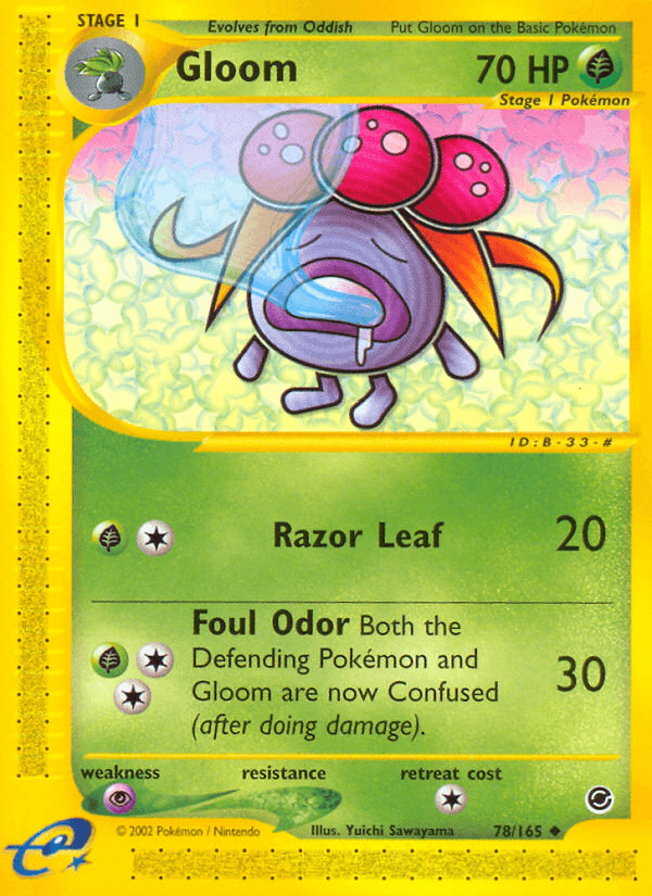 Gloom — Expedition Base Set #78/165, raw, NM