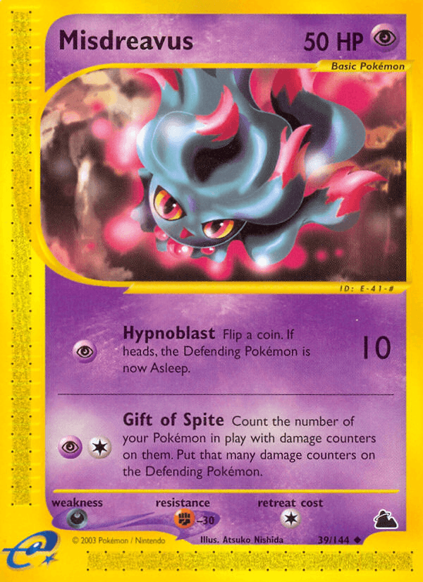 Misdreavus — Skyridge #39/144, PSA 9