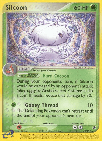 Silcoon — Ruby & Sapphire #43/109, raw, NM