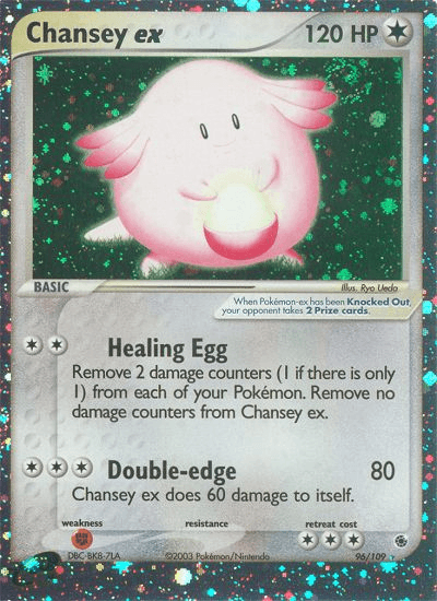 Chansey EX — Ruby & Sapphire #96/109, PSA 9