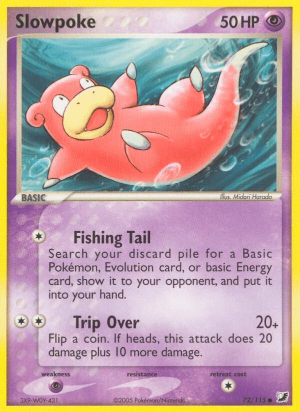Slowpoke — Unseen Forces #72/115, raw, NM