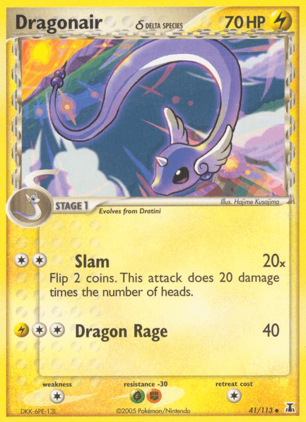 Dragonair — Delta Species #41/113, raw, NM
