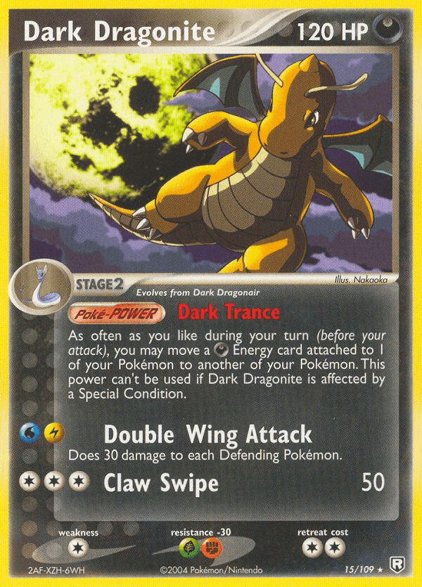 Dark Dragonite — Team Rocket Returns #15/109, PSA 9