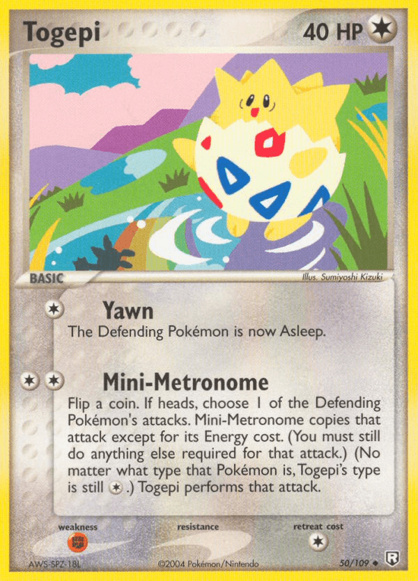 Togepi — Team Rocket Returns #50/109, raw, NM