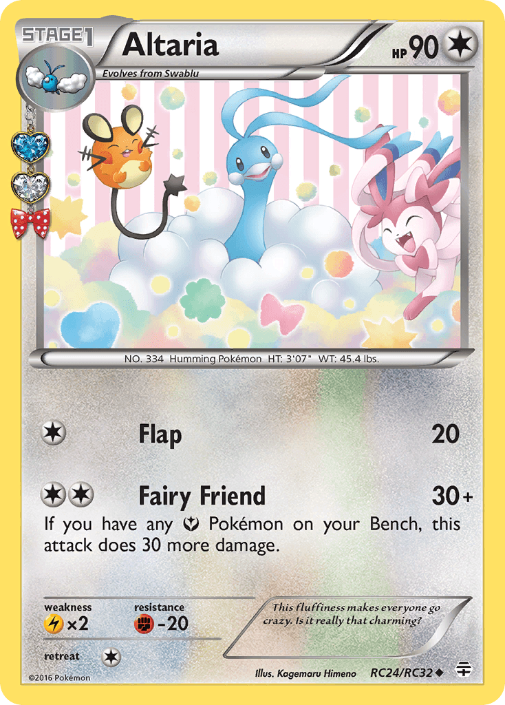 Altaria — Generations #RC24, raw, NM