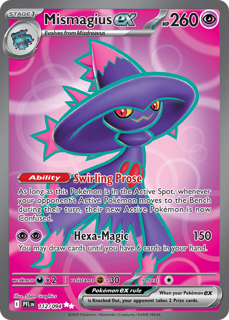 Mismagius ex — Phantasmal Flames #112/94, PSA 10