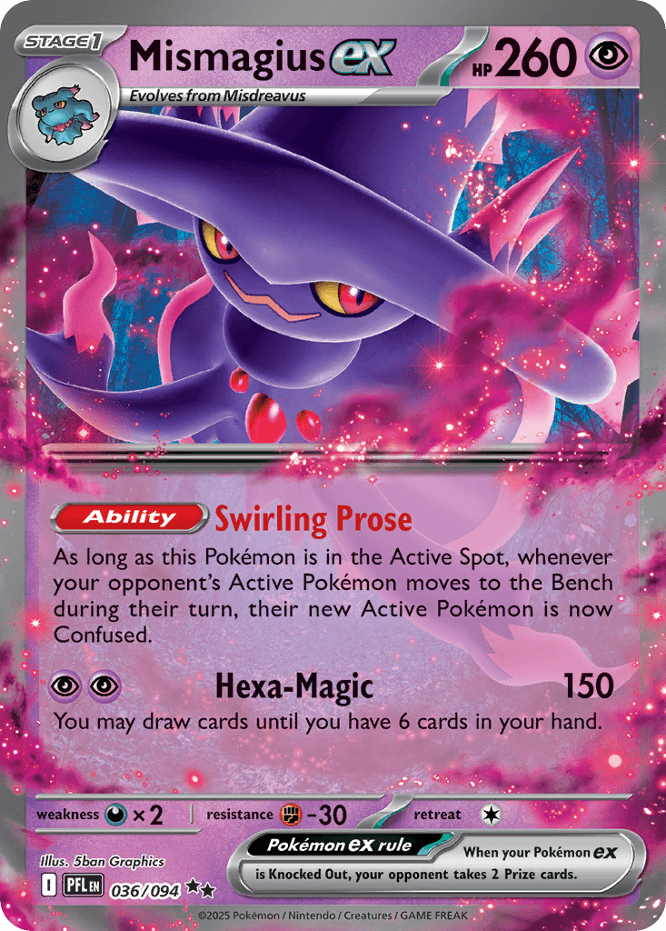 Mismagius ex — Phantasmal Flames #36/94, PSA 10