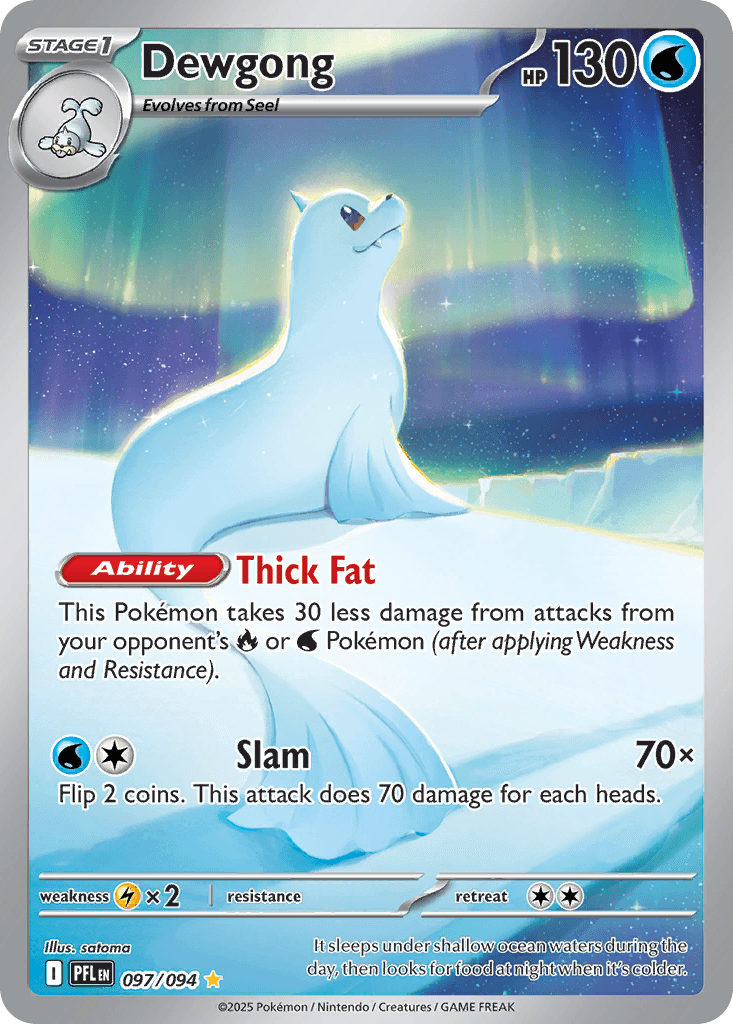 Dewgong — Phantasmal Flames #97/94, PSA 10