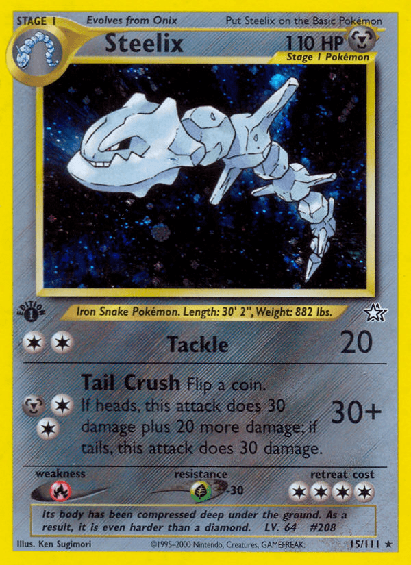Steelix — Neo Genesis #15/111, PSA 9