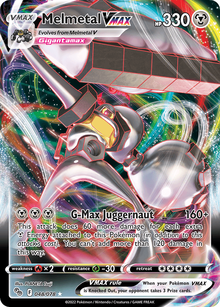 Melmetal VMAX — Pokémon GO #48/78, PSA 10