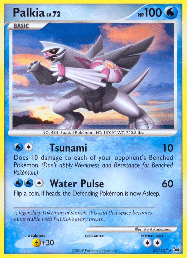 Palkia — Platinum #37/127, raw, NM