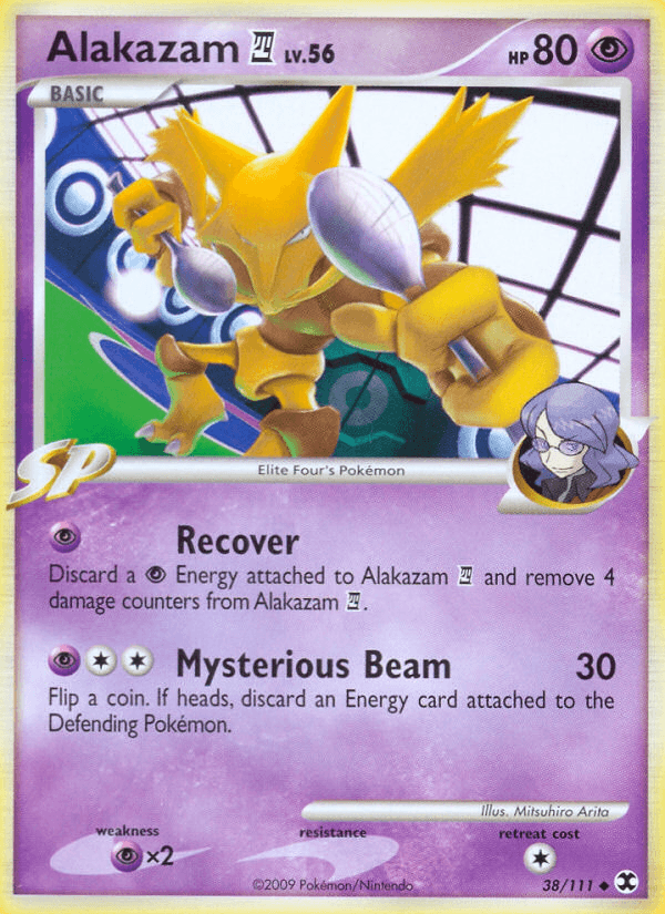 Alakazam — Rising Rivals #38/111, raw, NM