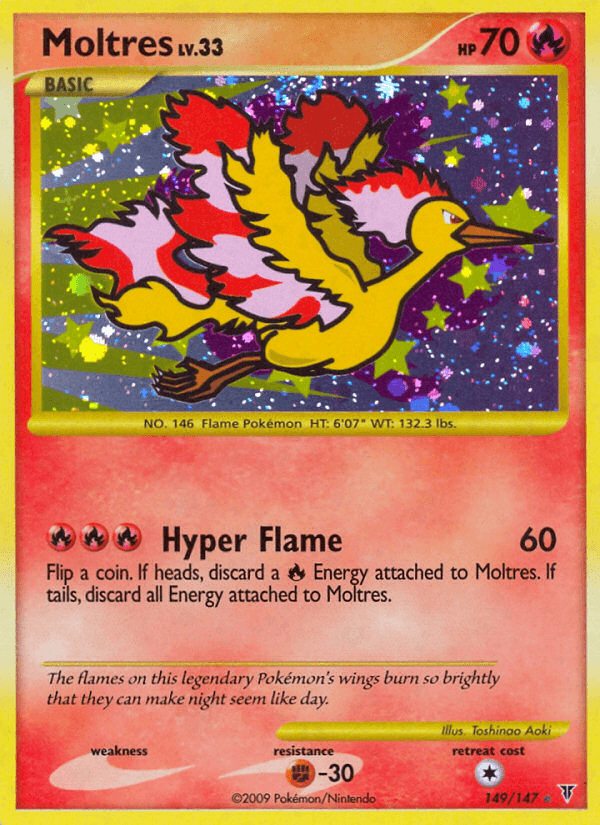 Moltres — Supreme Victors #149/147, PSA 8